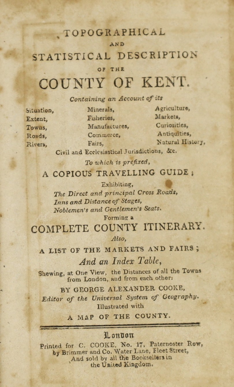 KENT: Culverwell, R.J. - Hints to the Citizens of London, and others in search of recreation or health, on the Salubrity of Gravesend and its Vicinity...with a brief essay on cold, tepid, and warm sea bathing. rebound pa